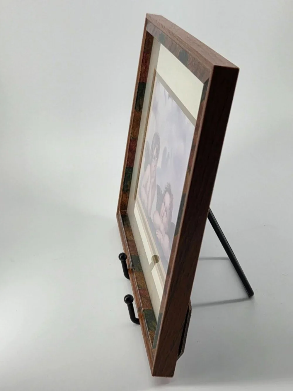 Framed Raphael Cherubs Renaissance Vintage Print Floral Wood Frame Art 👼✨
